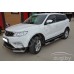 GEELY ATLAS с 2016-н.в. боковые подножки Delux d76 из нержавеющей стали